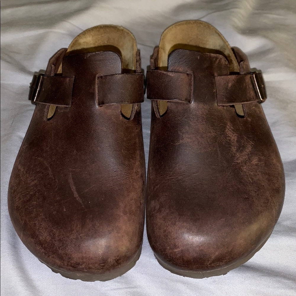 Birkenstock Boston Clogs Oiled Leather 38R